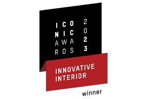 3x lauréat des ICONIC AWARDS 2023 : Innovative Interior